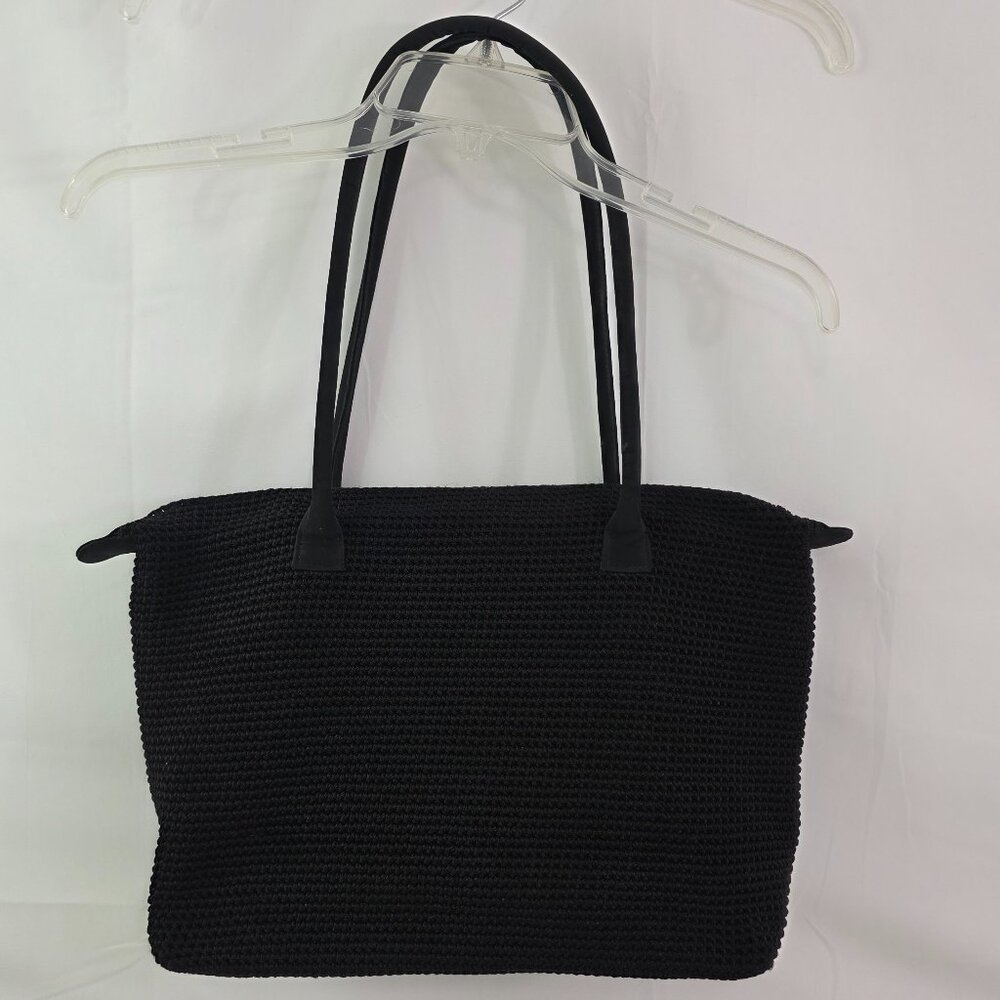 The SAK Elliot Lucca Collection Handback Black Crotchet Shoulder Bag Purse - Picture 3 of 15